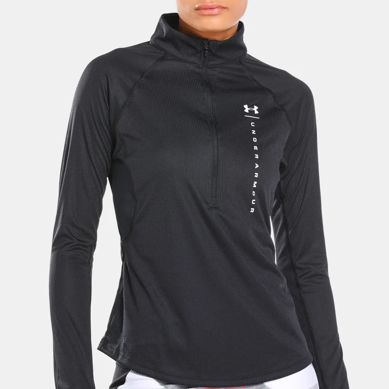 UNDER ARMOUR Women's UA Speed Stride Attitude Half-Zip T-Shirt