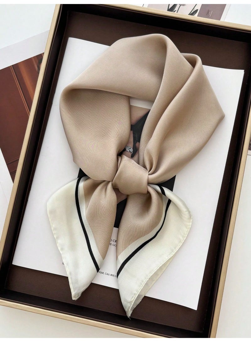 ISI Elegant Women’s Scarf in Beige - Image 1