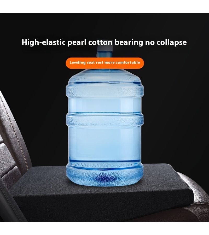 Ergonomic Car Seat Cushion and Flat Pad Black Heavy Duty Adjustable Backrest Noise Reducing for Travel Sedan SUV Truck - Image 5