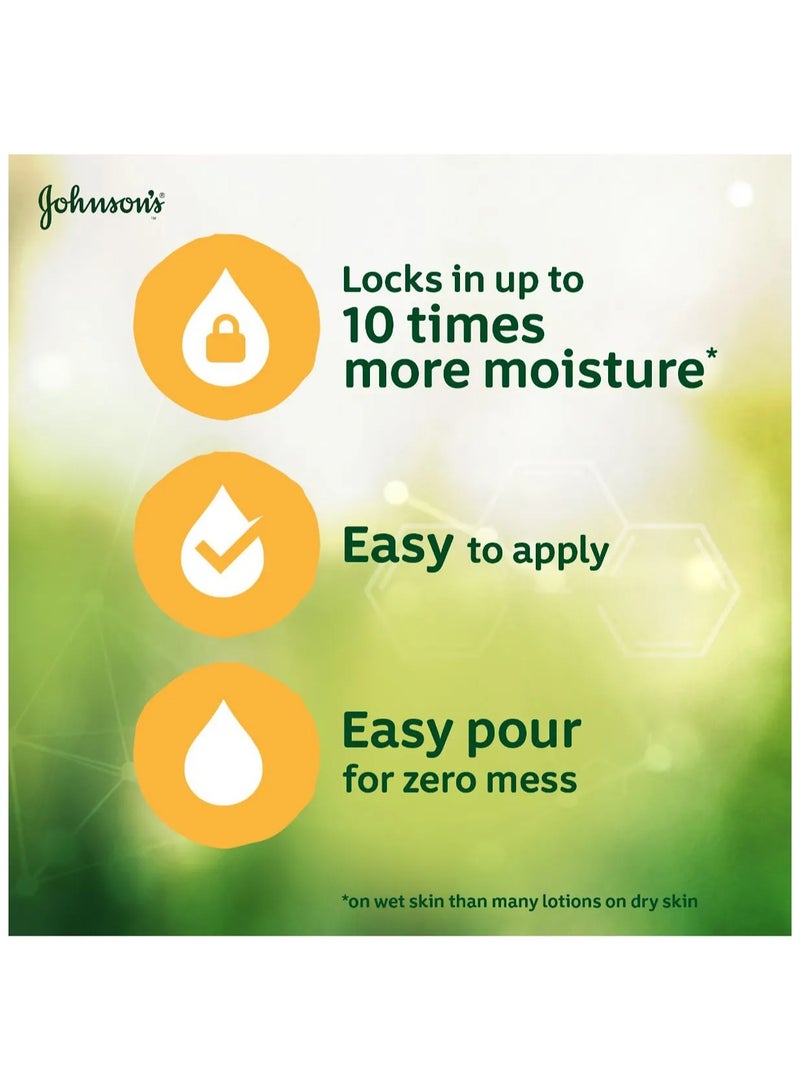 Johnson's Hydrating Oil Gel With Fresh Blossom Scent 200 ML - Image 3