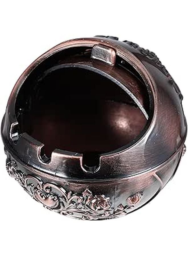 Creative Drop Design Metal Ashtray Portable Indoor Outdoor Windproof Smokeless - Image 1