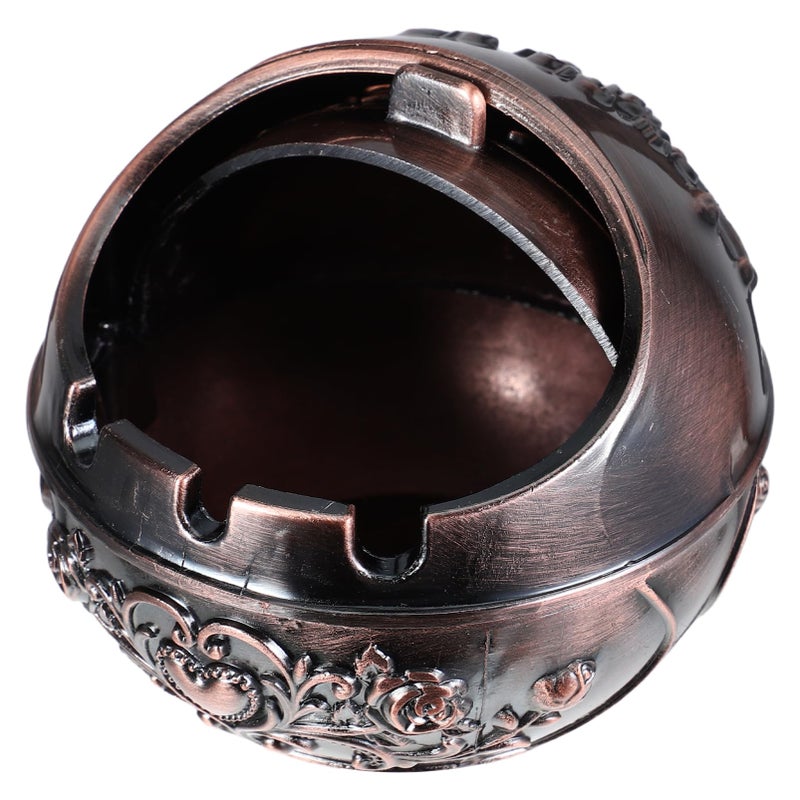 Creative Drop Design Metal Ashtray Portable Indoor Outdoor Windproof Smokeless - Image 2