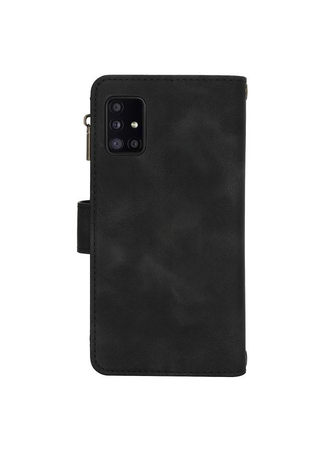 اس-توب جراب لهاتف Samsung Galaxy S20 5G Dream مزود بـ 9 بطاقات وسحاب وحافظة جلدية مزودة بتقنية RFID مع حبل تعليق - Image 3