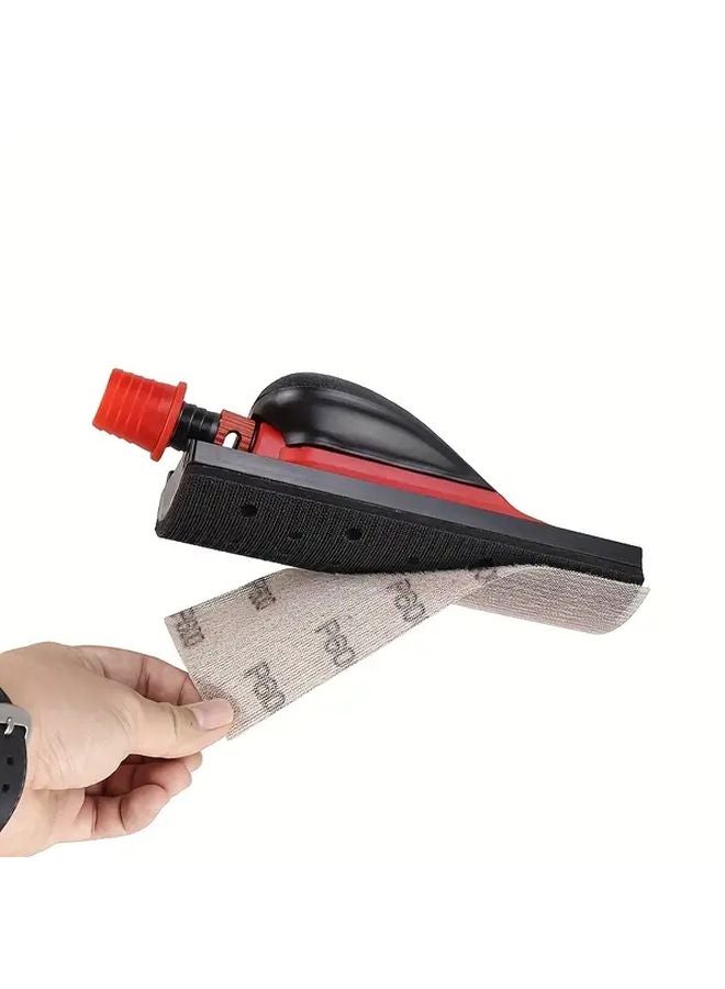 1 Set Adjustable Dust Free Hand Sander with 4pcs Backing Pads for Wood Polishing Sanding Block - Image 5