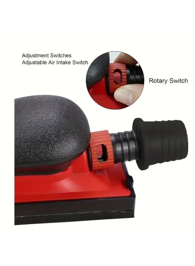 1 Set Adjustable Dust Free Hand Sander with 4pcs Backing Pads for Wood Polishing Sanding Block - Image 3