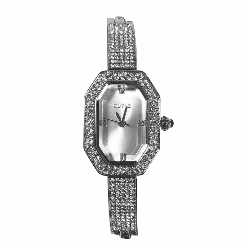Cuple Womens Silver Dial Analog Wrist Watch