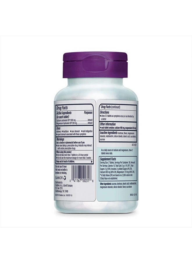 Rolaids Ultra Strength Antacid Chewable Tablets, Mint, 72-Count  - Image 2