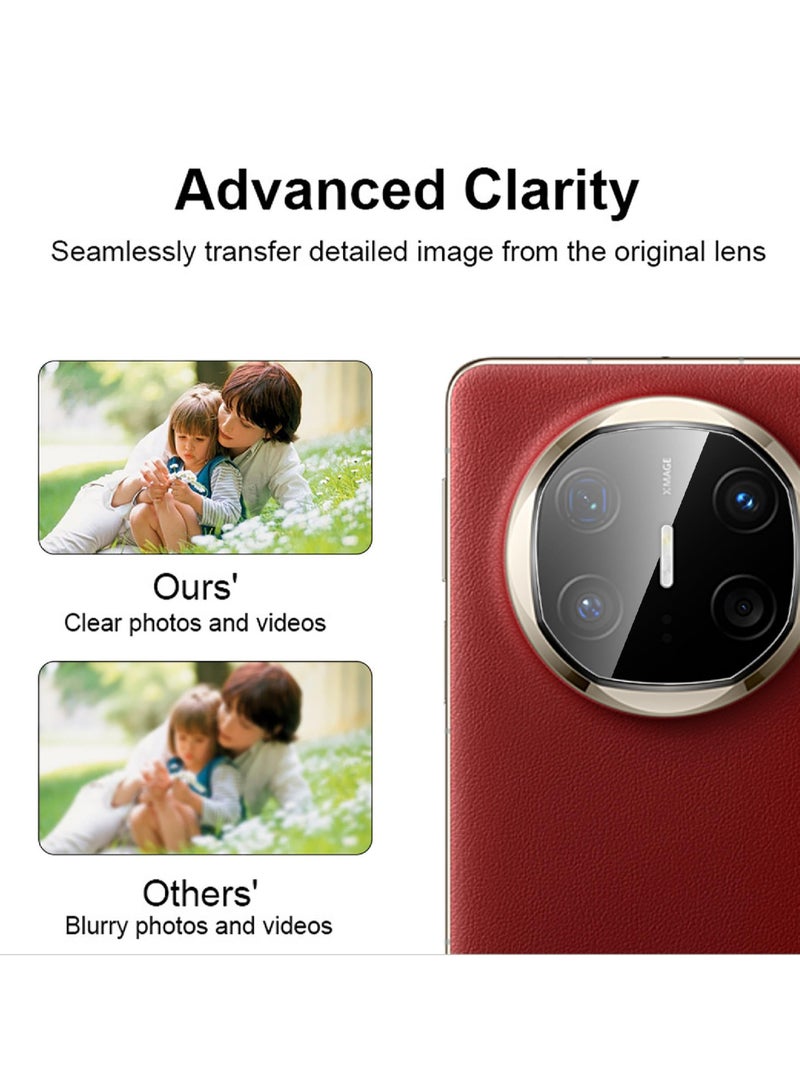 general Ultra Thin 4 Pack Camera Lens Protector Compatible with Huawei Mate X6, HD Tempered Glass Camera Protector for Huawei Mate X6  - Image 3