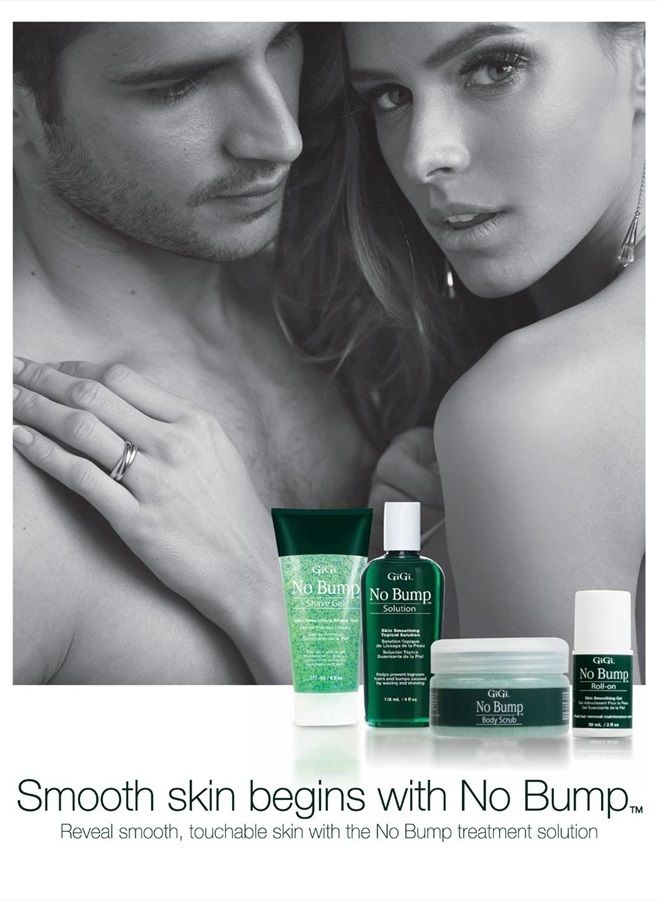 GiGi No Bump Skin Smoothing Shave Gel with Salicylic Acid, and Chamomile Extract, Prevents Ingrown Hairs, Bumps, and Razor Burns, 6 fl oz - 1 Pack - Image 4