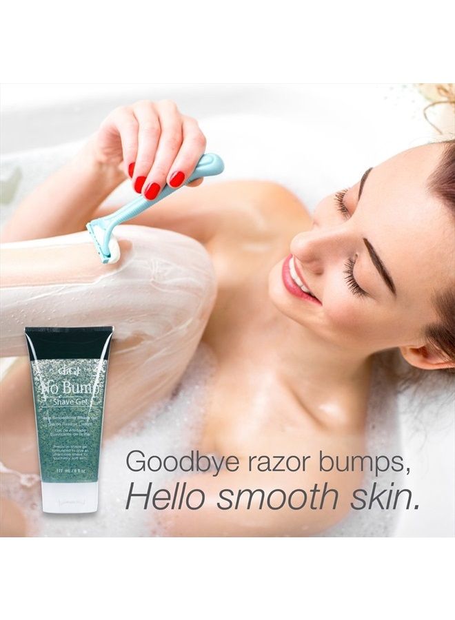 GiGi No Bump Skin Smoothing Shave Gel with Salicylic Acid, and Chamomile Extract, Prevents Ingrown Hairs, Bumps, and Razor Burns, 6 fl oz - 1 Pack - Image 2