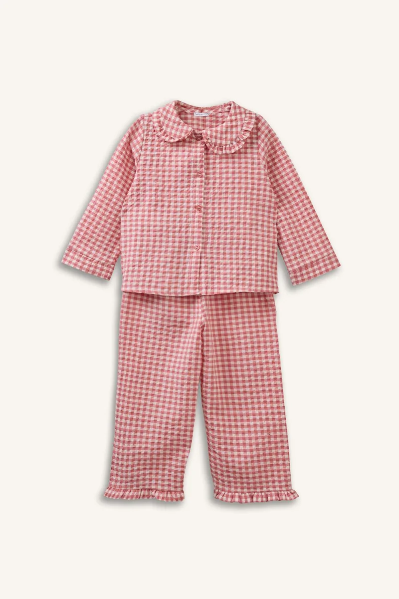 ديفاكتو 2 piece Regular Fit Woven Pyjamass