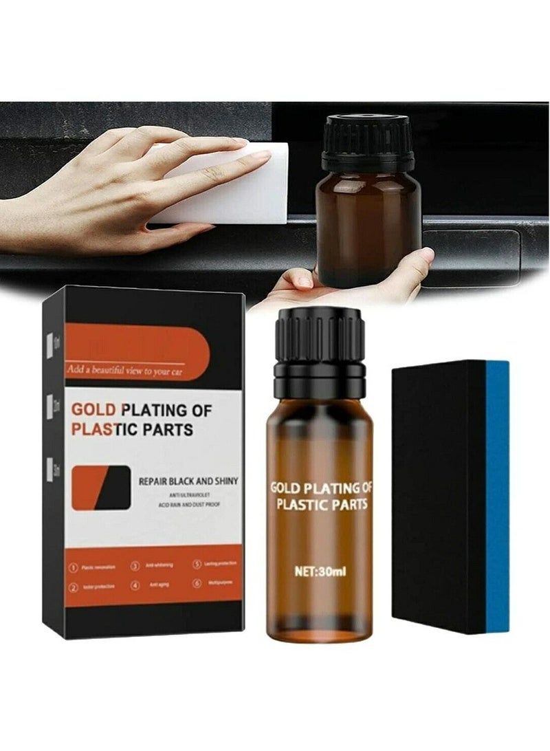 EELHOE Plastic Parts Reconditioning Agent, Plastic Parts, Car Exterior Restorer, Plastic Automotive Restorer, Multifunctional Car Restoration - Image 1