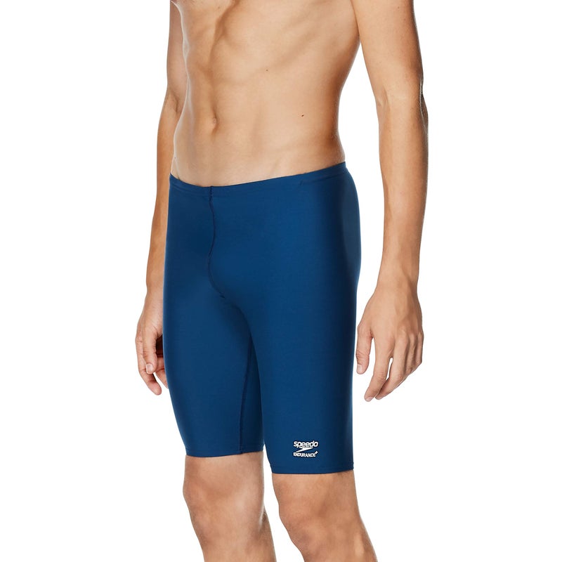Speedo mens Swimsuit Endurance+ Solid Usa Adult athletic swim jammers, Navy, 38 US - Image 4