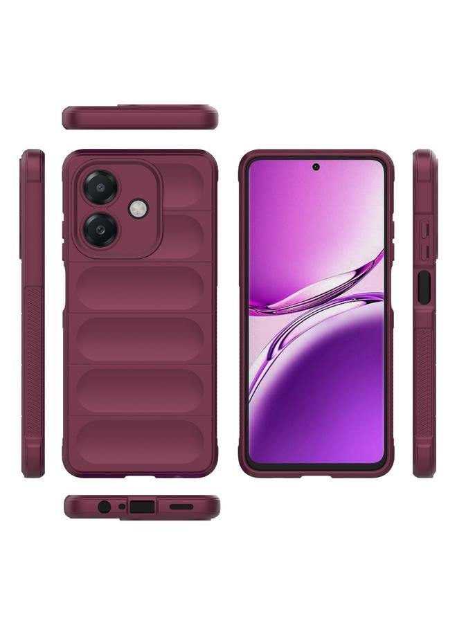 اس-توب جراب لهاتف OPPO A3X 5G India Magic Shield TPU + جراب هاتف من الفلانيل - Image 3