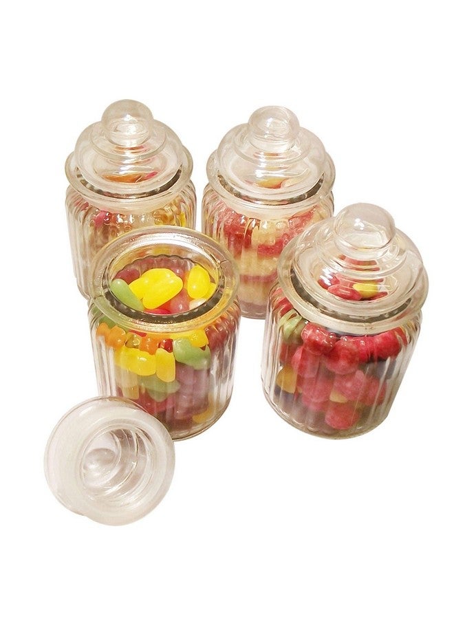 Ash & Roh® 1500 ML Glass Storage Jars - Clear Glass Jars with Airtight Lids airtight glass Kitchen Jars for Canning, Fermenting (2 PACK) - Image 3