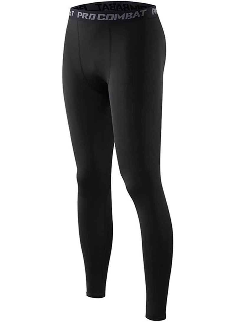 Generic Men's and women's fitness running training pants, with elasticity that fits snugly against the skin. (Black size: XXL). - Image 1