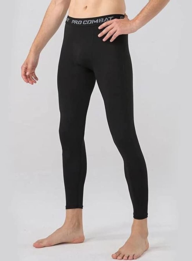Generic Men's and women's fitness running training pants, with elasticity that fits snugly against the skin. (Black size: XXL). - Image 3