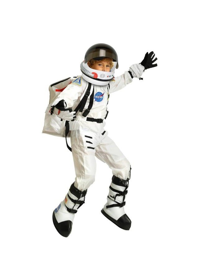 Aeromax Astronaut Gloves, size Medium, White, with NASA patches, (ASG-Med) - Image 4