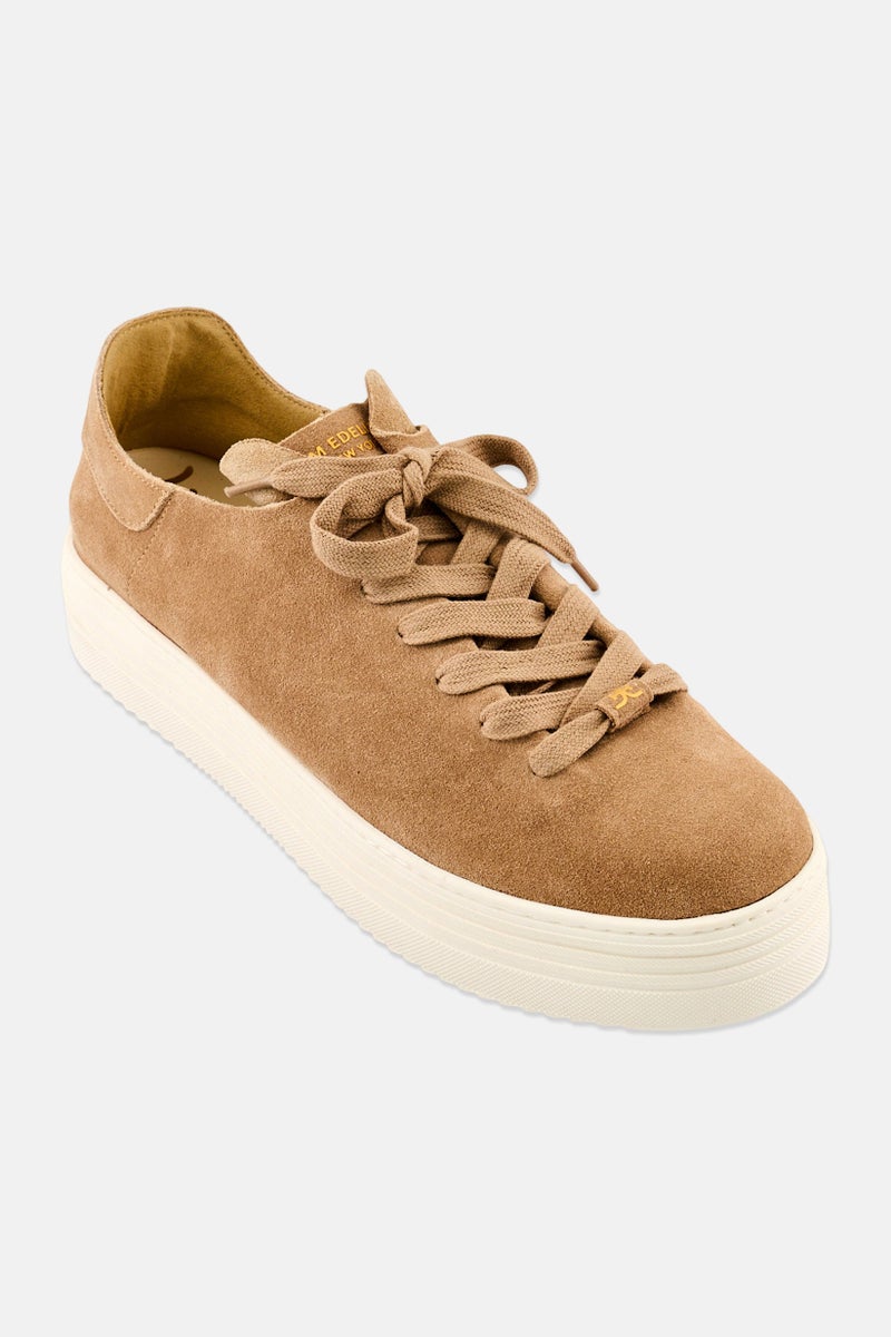 Sam Edelman Women Pippy Lace Up Casual Shoes, Taupe - Image 1