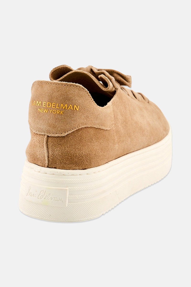 Sam Edelman Women Pippy Lace Up Casual Shoes, Taupe - Image 4