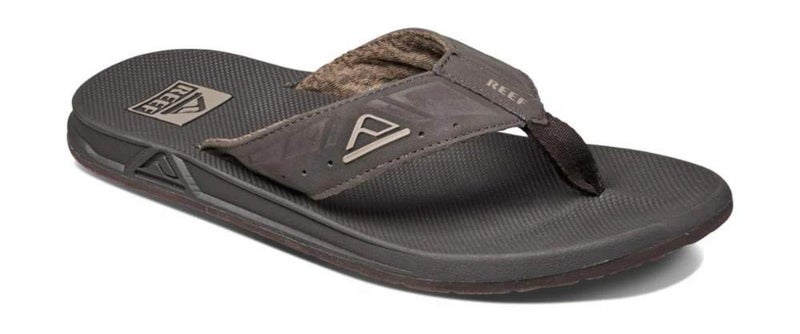 Reef Phantoms Mens Beach Flip Flop, Water Friendly, Soft and Supportive Molded Footbed, Brown, 15 - Image 4