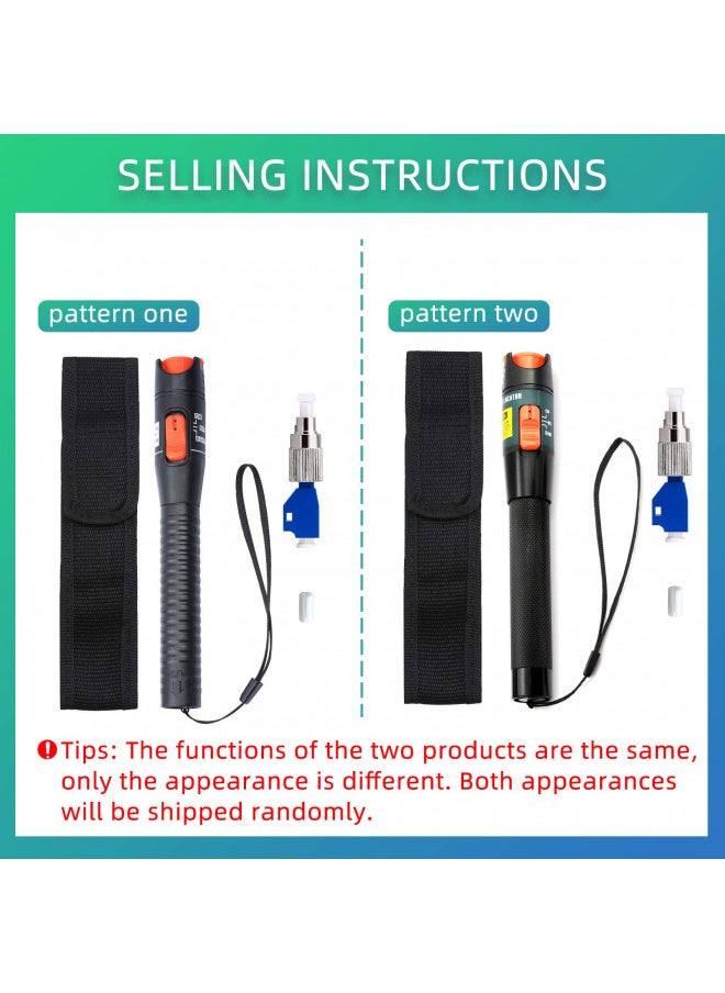 KELUSHI 10KM Visual Fault Locator Fiber Tester Detector Meter Universal Connector with FC Male to LC Female Adapter Cable Tester for CATV Telecommunications  - Image 1