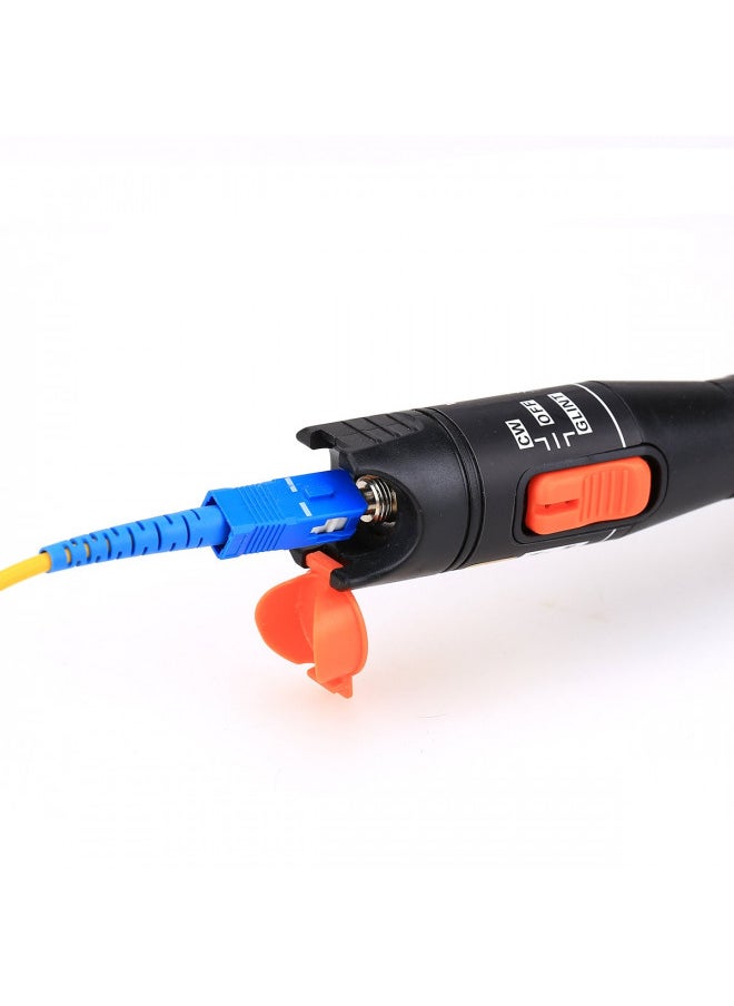KELUSHI 10KM Visual Fault Locator Fiber Tester Detector Meter Universal Connector with FC Male to LC Female Adapter Cable Tester for CATV Telecommunications  - Image 2