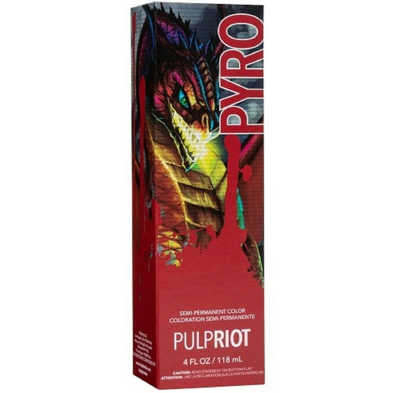 P.R. Pulp Riot Semi-Permanent Hair Color 4oz- Pyro, 4 Fl Oz (Pack of 1) - Image 1