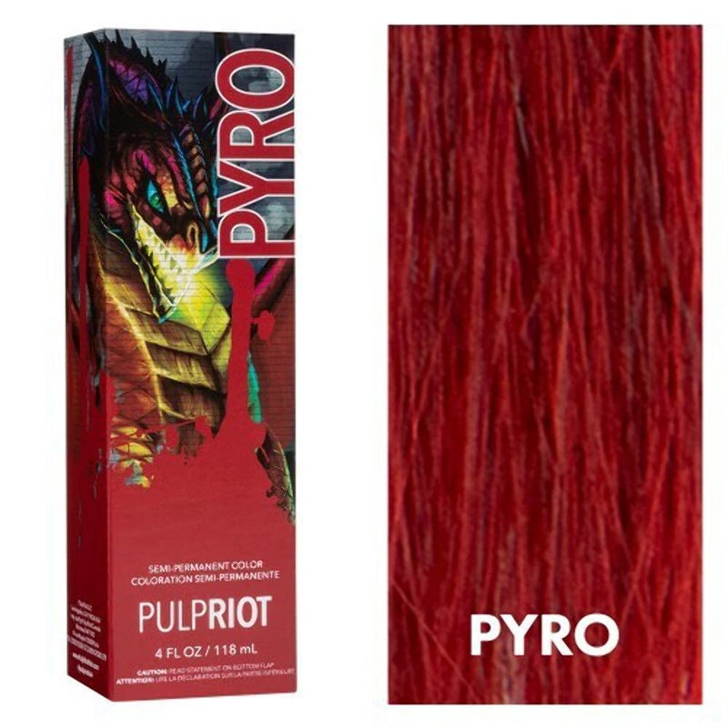 P.R. Pulp Riot Semi-Permanent Hair Color 4oz- Pyro, 4 Fl Oz (Pack of 1) - Image 4