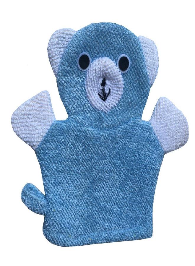 Kids Helper Cute Baby Kids Bath Sponge / Mitt / Glove Set of 4 Cartoon Rabbit/Frog/Duck/Bear - Image 2
