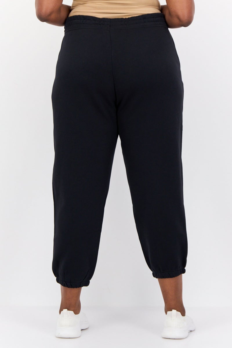 Nike سروال رياضي خارجي للنساء بحجم كبير، أسود - Image 3