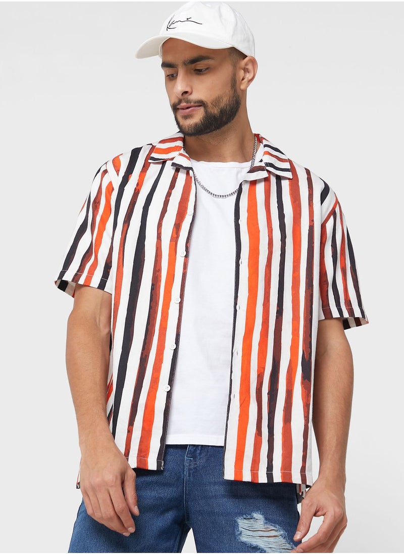 Seventy Five - All Over Printed Reverse Collar Shirts - Image 1