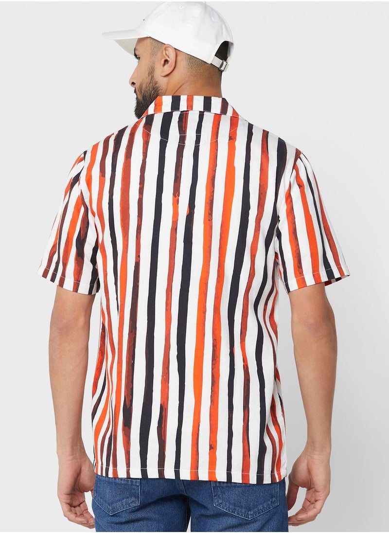 Seventy Five - All Over Printed Reverse Collar Shirts - Image 1