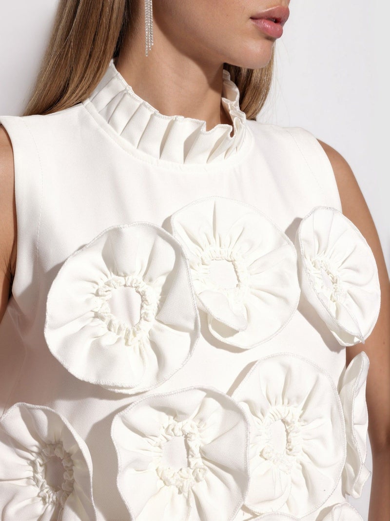 Jennyfer Embroidered Sleeveless Mini Dress - Image 5