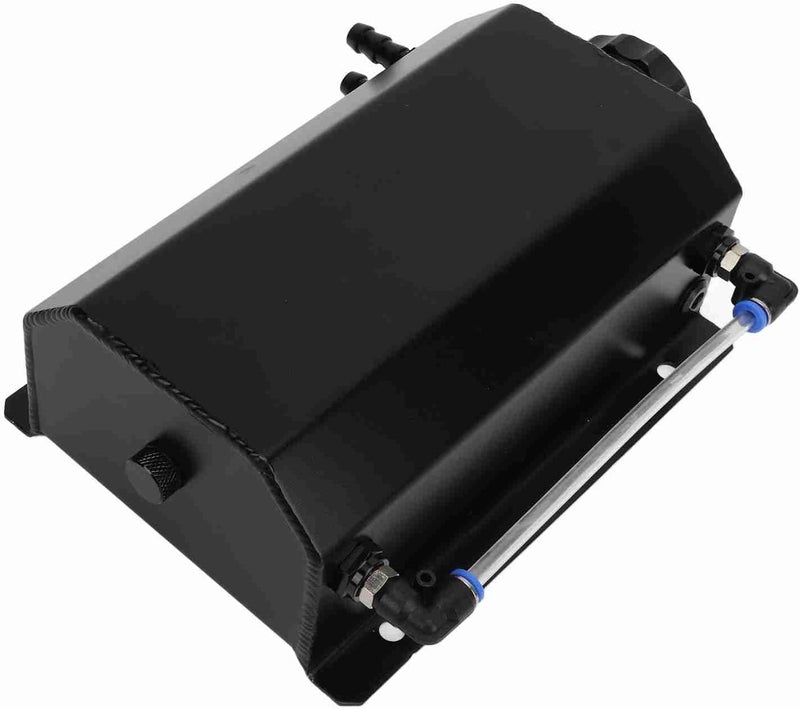 ZJchao Radiator Overflow Tank, Coolant Tank Aluminum Alloy 2 Liter Capacity Universal Radiator Tank Can Coolant Overflow Tank Oil - Image 3