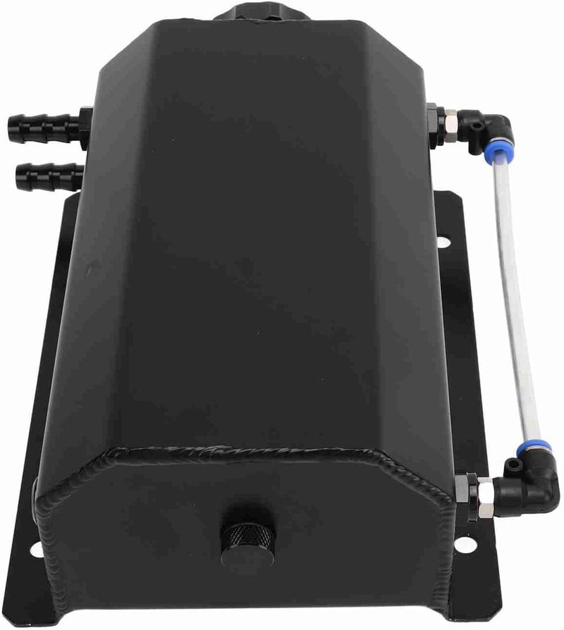 ZJchao Radiator Overflow Tank, Coolant Tank Aluminum Alloy 2 Liter Capacity Universal Radiator Tank Can Coolant Overflow Tank Oil - Image 4