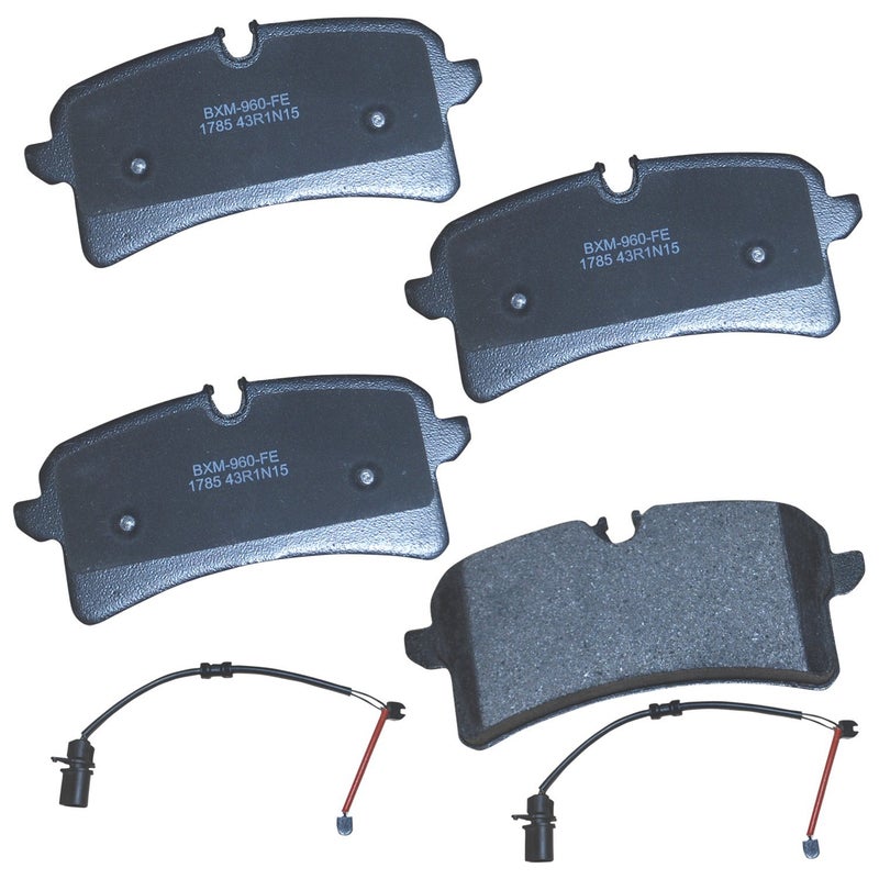 Bendix Premium SBM1785 Semi-Metallic Rear Brake Pads for Audi A8 Quattro 2015, RS7 2015, RS7 2018-2017, S8 2018-2017, Porsche Macan 2018-2015, Macan 2020, Macan 2023-2022 - Image 4