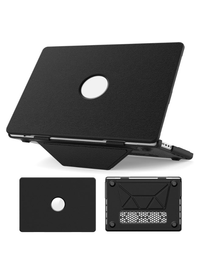 بينكساما حافظة لجهاز ماك بوك اير 13 بوصة 2020/2018، حامل قابل للطي، غلاف بلاستيكي صلب، غطاء حماية من القماش المنسوج لجهاز ماك بوك اير 13 بوصة A2337 M1 A2179 A1932 - Image 1