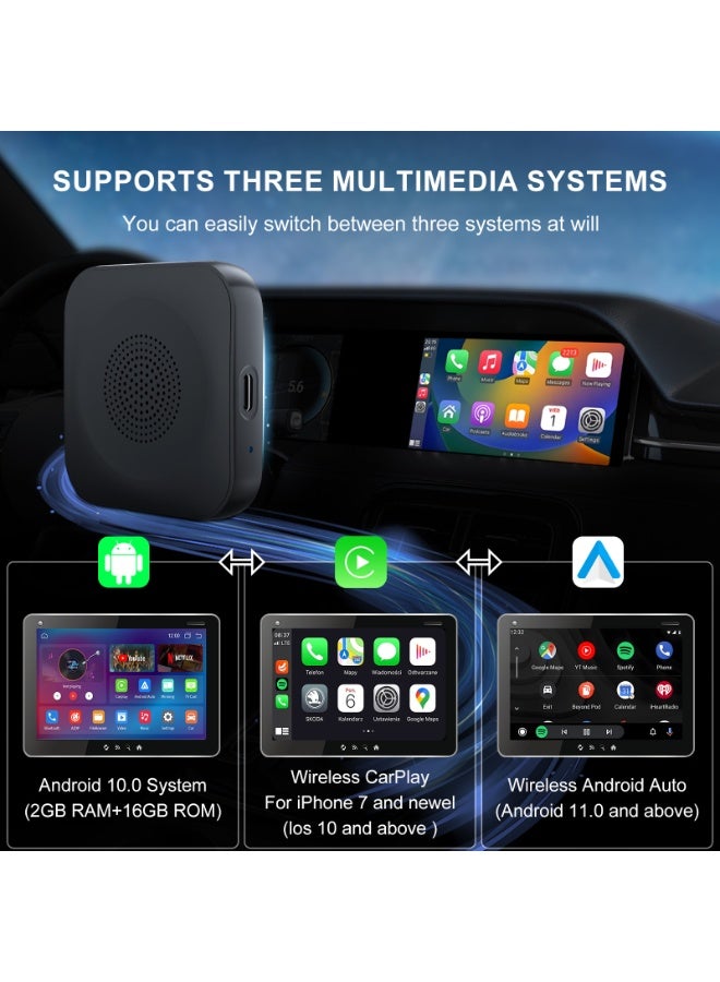 علبة CarPlay لاسلكية – تدعم Android 10/11 وCarPlay وAndroid Auto | ترقية شاشة سيارتك بالاتصال اللاسلكي - Image 2