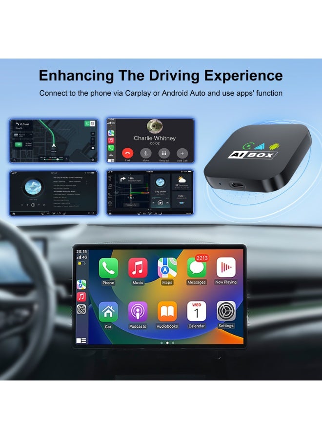 علبة CarPlay لاسلكية – تدعم Android 10/11 وCarPlay وAndroid Auto | ترقية شاشة سيارتك بالاتصال اللاسلكي - Image 5