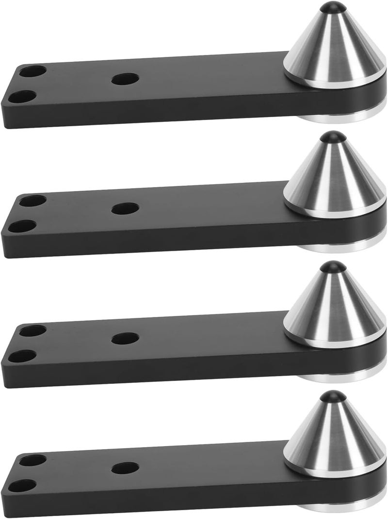 Standing Speaker Spike Feet, Shockproof Adjustable Aluminum Alloy Isolation Feet for Subwoofer Floor Standing Speaker with Screws, Anti - Vibration Base for Bookshelf Amplifier - Image 5