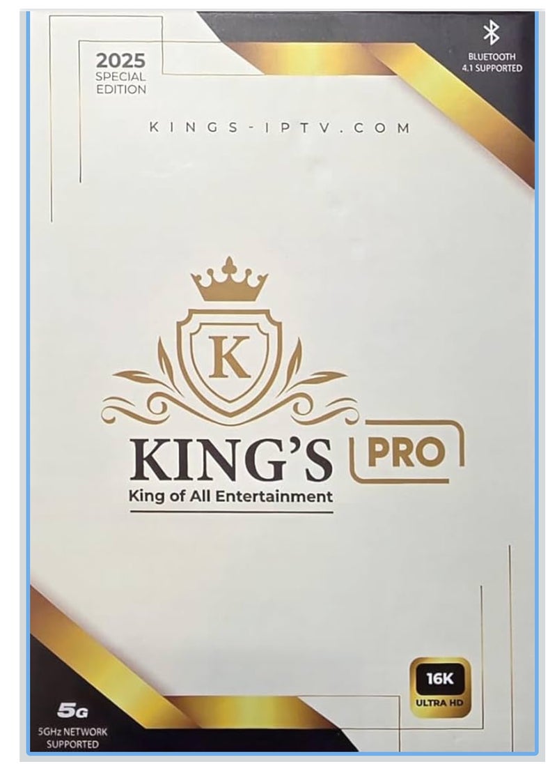kings KING'S PRO PLUS Special Sports Edition 2025 TV Box  - Image 1