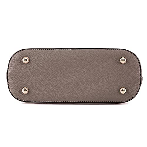 SG SUGU Lunar Lightweight Medium Dome Crossbody Bag Shoulder Bag with Double Tassels | Zipper Pocket | Adjustable Strap|Khaki - Image 4
