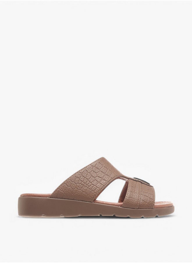 LBL by Shoexpress Metal Accent Slip-On Arabic Sandals  - Image 2