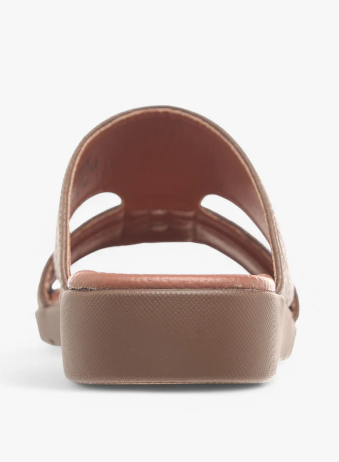 LBL by Shoexpress Metal Accent Slip-On Arabic Sandals