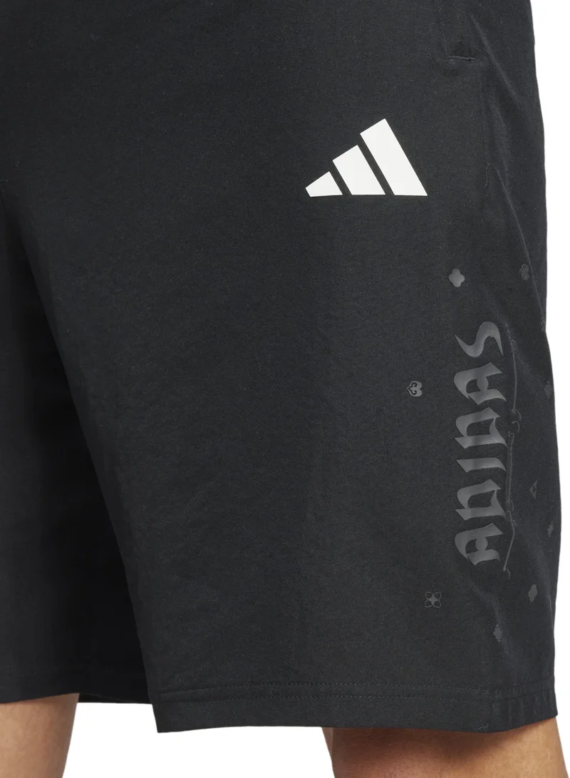 adidas Originals M Ksa W Sho Black Training Shorts For Men Xs