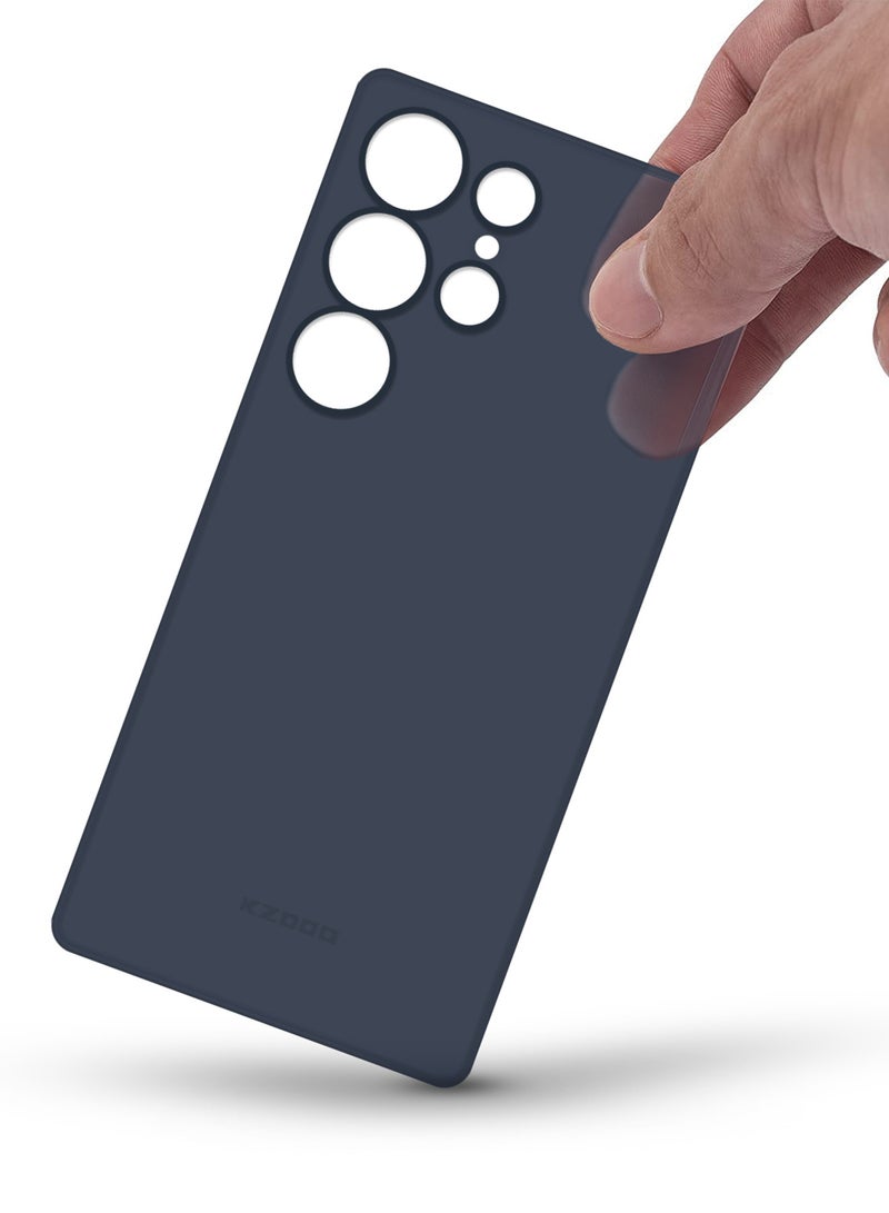 CATANES 2Packs Case for Galaxy S25 Ultra Air Skin Case All Around Full Protection Ultra Slim 0.3mm Thickness 4g Feather Weight with 3D Screen Protector - Blue - Image 2