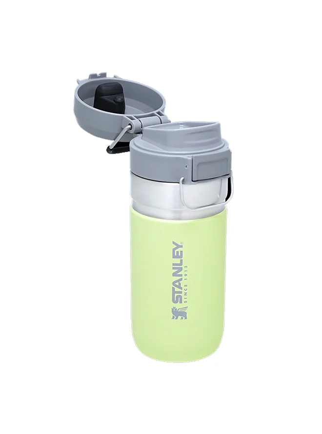 ستانلي Stanley Quick Flip Water Bottle .47L / 16OZ Citron â€“ Leakproof | Stainless Steel Water Bottle | Push Button Locking Lid | BPA FREE | Cup Holder Compatible | Dishwasher safe | Lifetime Warranty
