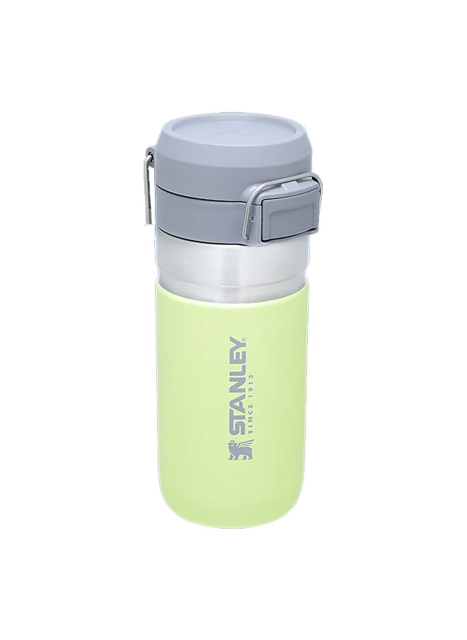 ستانلي Stanley Quick Flip Water Bottle .47L / 16OZ Citron â€“ Leakproof | Stainless Steel Water Bottle | Push Button Locking Lid | BPA FREE | Cup Holder Compatible | Dishwasher safe | Lifetime Warranty