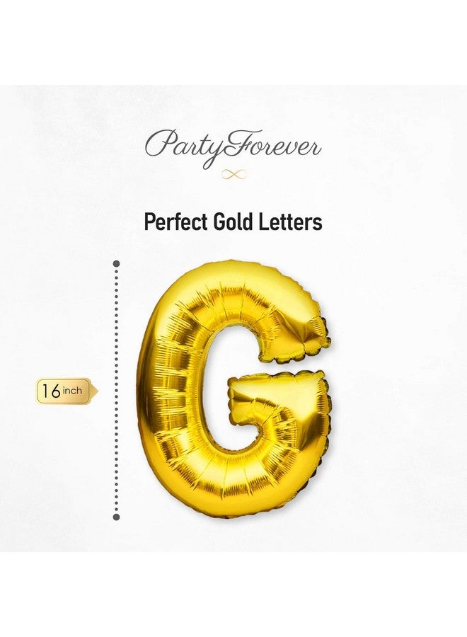 PartyForever Big CONGRATS Balloon Gold 16" Letters Banner Gold Graduation Party Decorations Supplies - Image 4